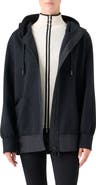 Akris punto Mixed Media Hooded Jacket