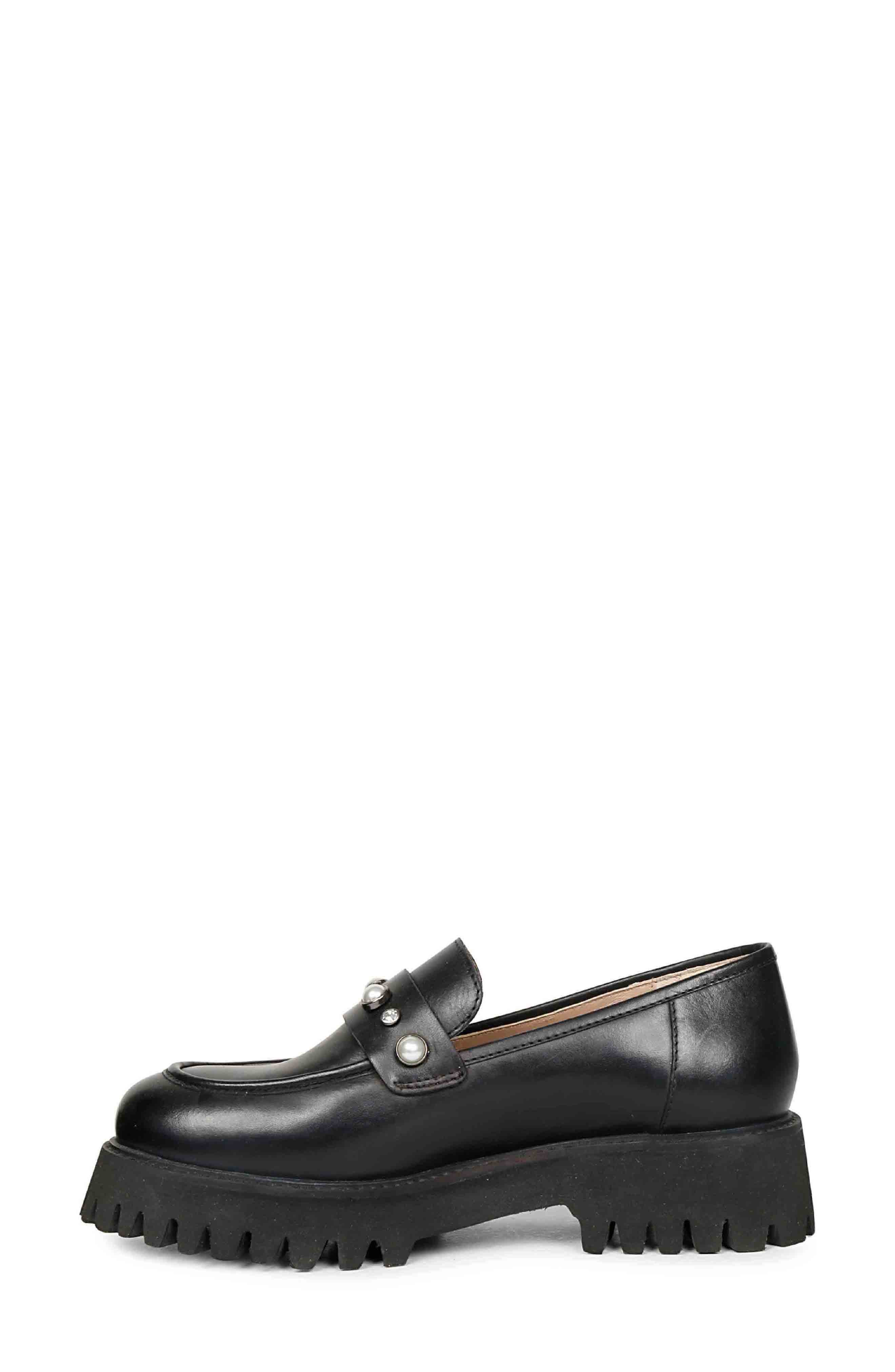 SAINT G Fern Platform Loafer, Alternate, color, Black