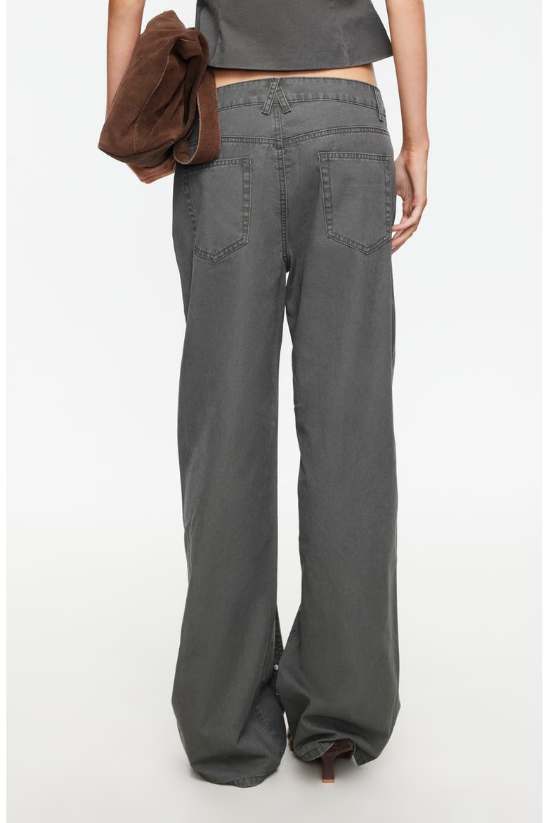 Penny Cotton Pants, Alternate, color, MOSS