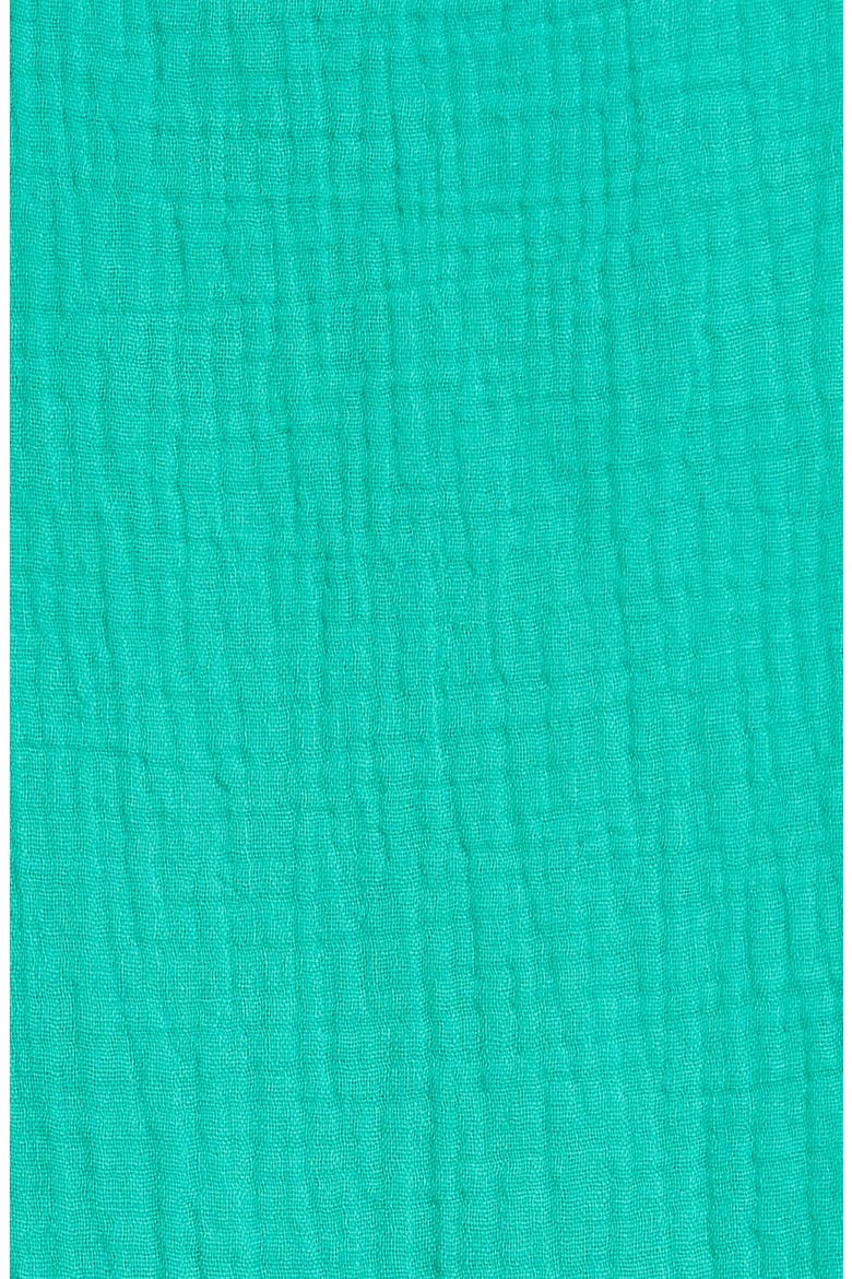 Easy Organic Cotton Gauze Slipdress, Alternate, color, PEACOCK GREEN