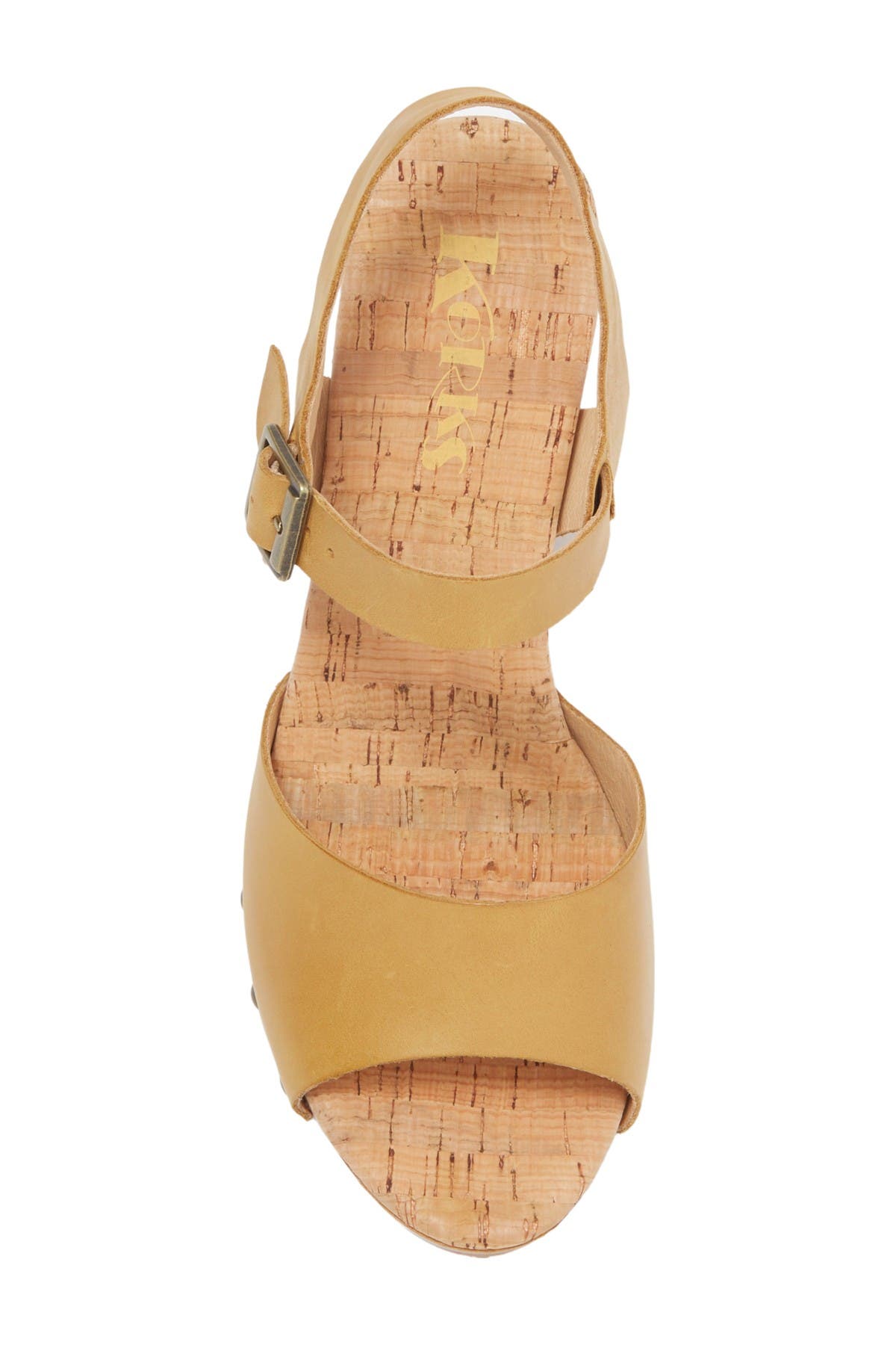 KORKS Brionna Leather Platform Block Heel Sandal, Alternate, color, 