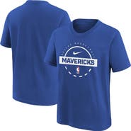 Nike Youth Nike Blue Dallas Mavericks Practice T-Shirt