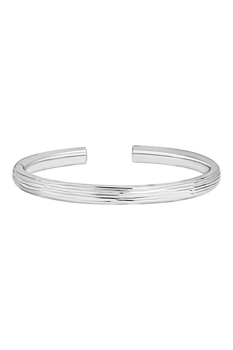 14K Gold Bangle Bracelet, Main, color, 14K WHITE GOLD