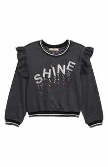 Truly Me Shine Embellished Sweatshirt