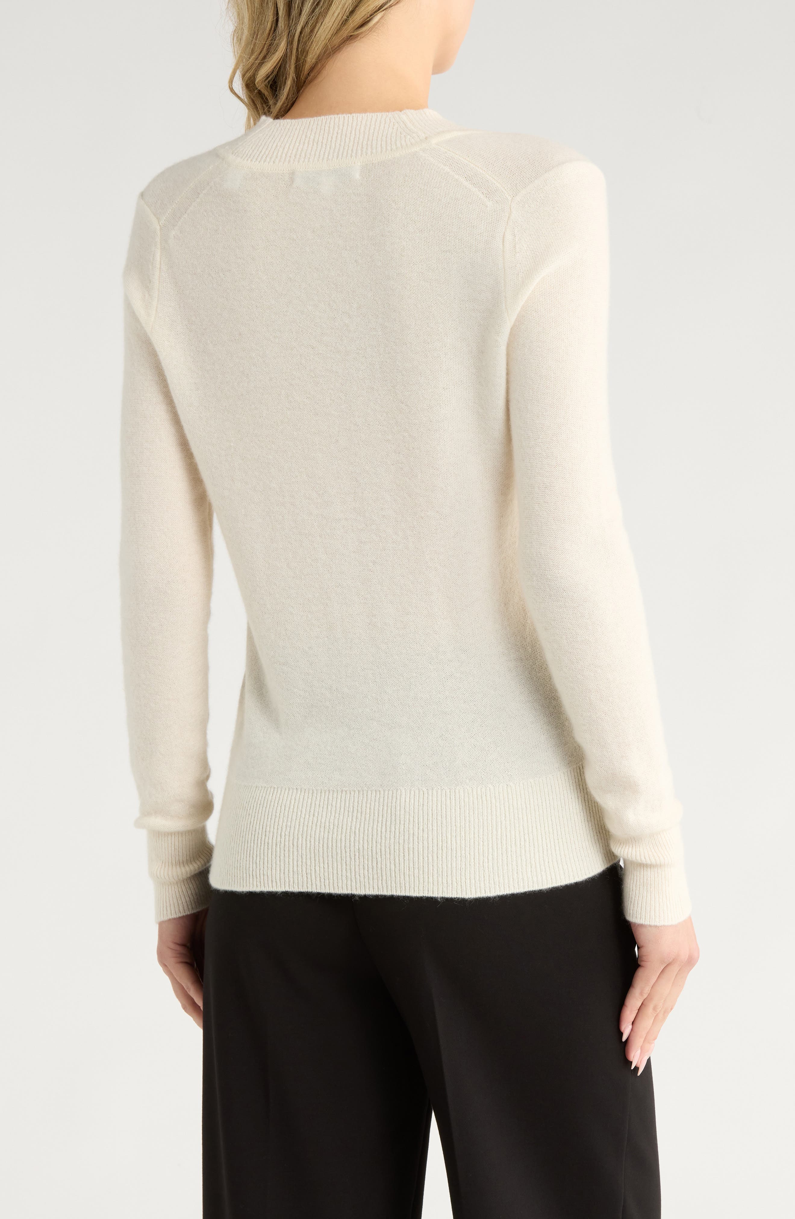 Coleta Cashmere V-Neck Sweater - image 2
