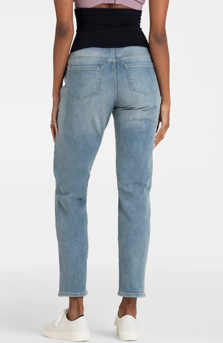 Seraphine Tapered Leg Postpartum Jeans, Alternate, color, 