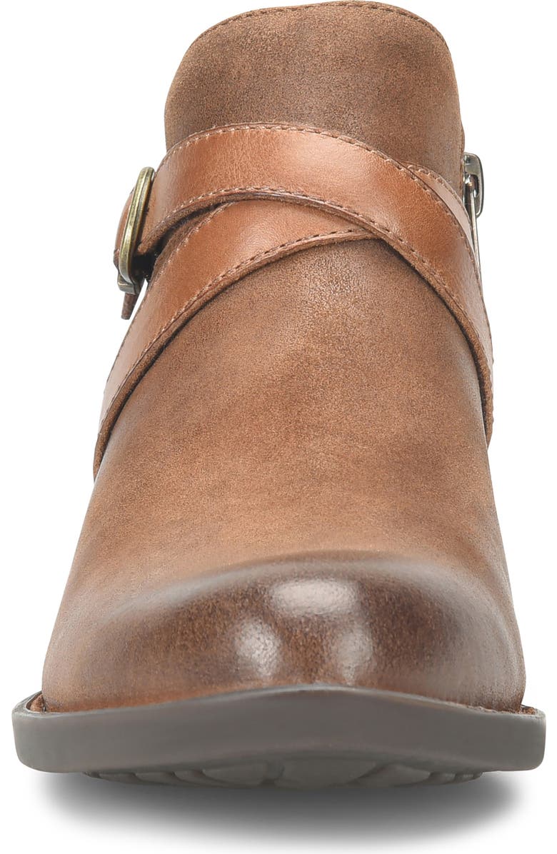 Børn Kelle Distressed Leather Bootie, Alternate, color, Rust Distressed Leather