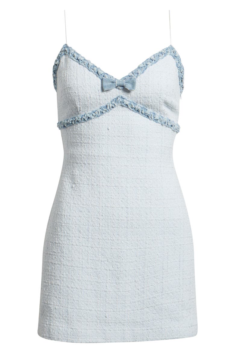 Novara Sleeveless Tweed Minidress, Alternate, color, WILD RIVER