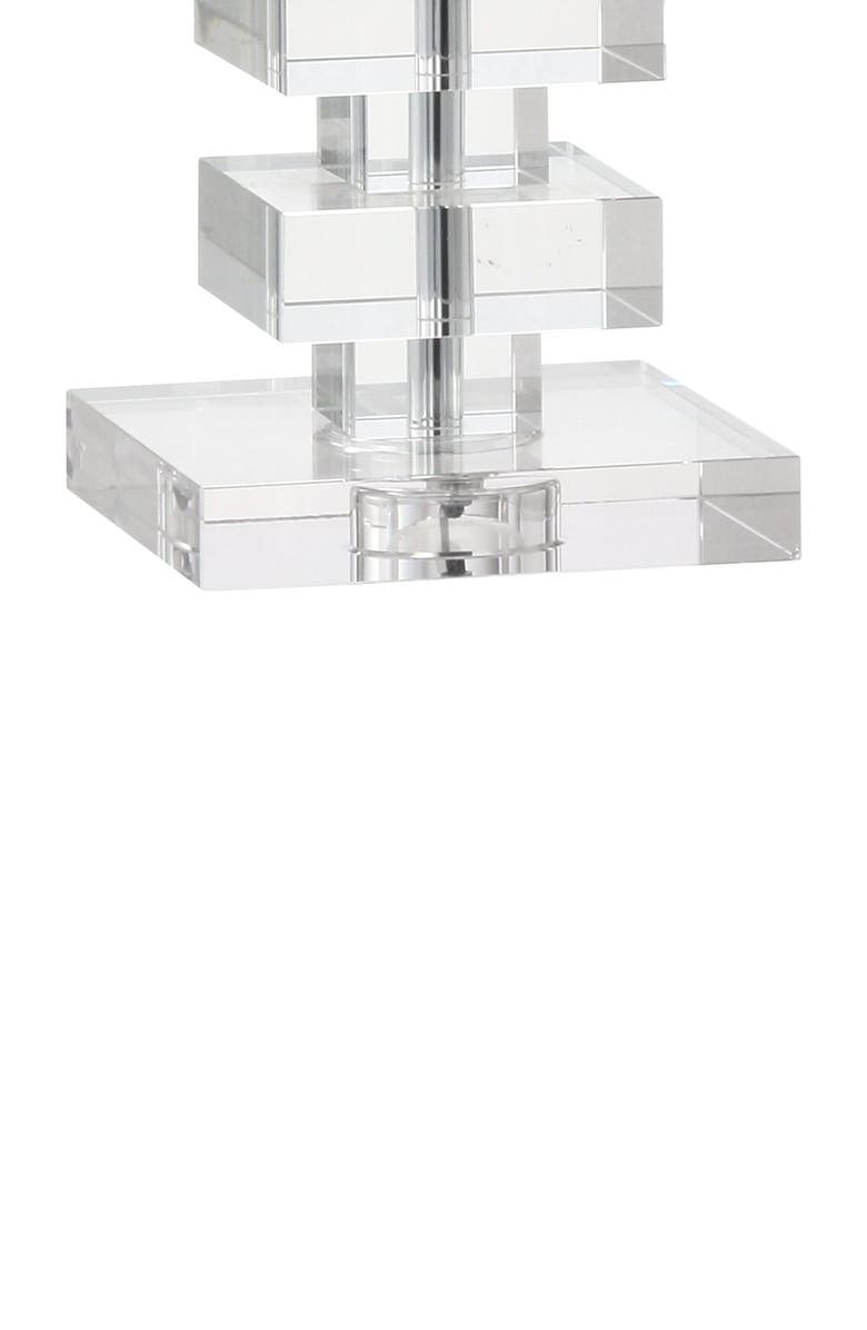 JONATHAN Y June 28" Crystal LED Table Lamp, Clear, Alternate, color, Clear