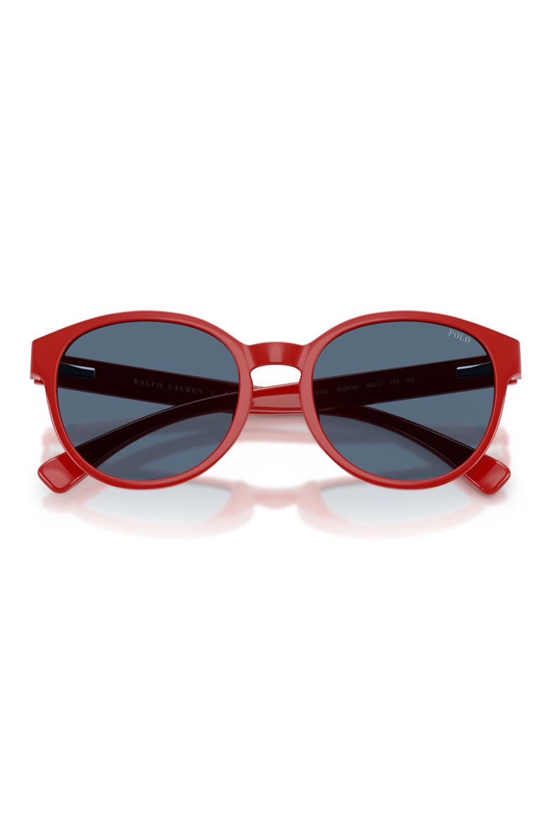 Kids' 48mm Phantos Sunglasses, Alternate, color, SHINY RED / DARK BLUE