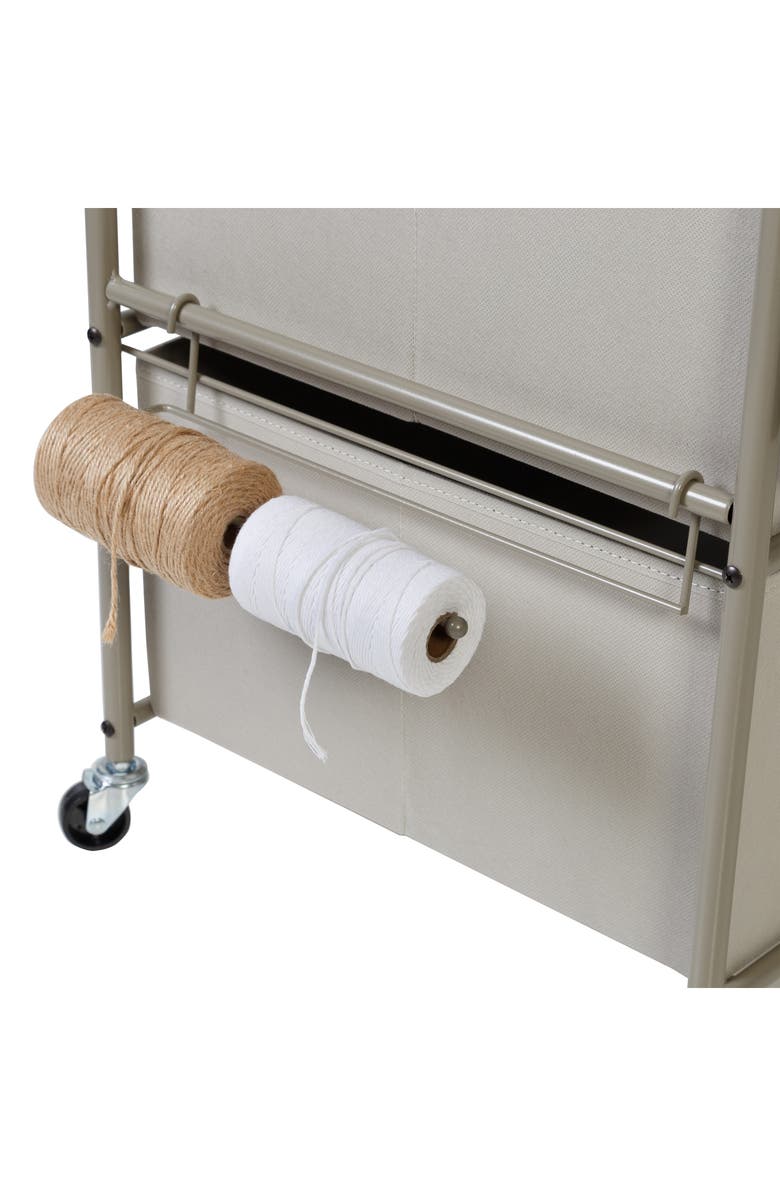 HONEY-CAN-DO Gift Wrap Storage Cart, Alternate, color, 