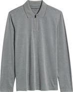 Johnston & Murphy Cochran Long Sleeve Zip Polo