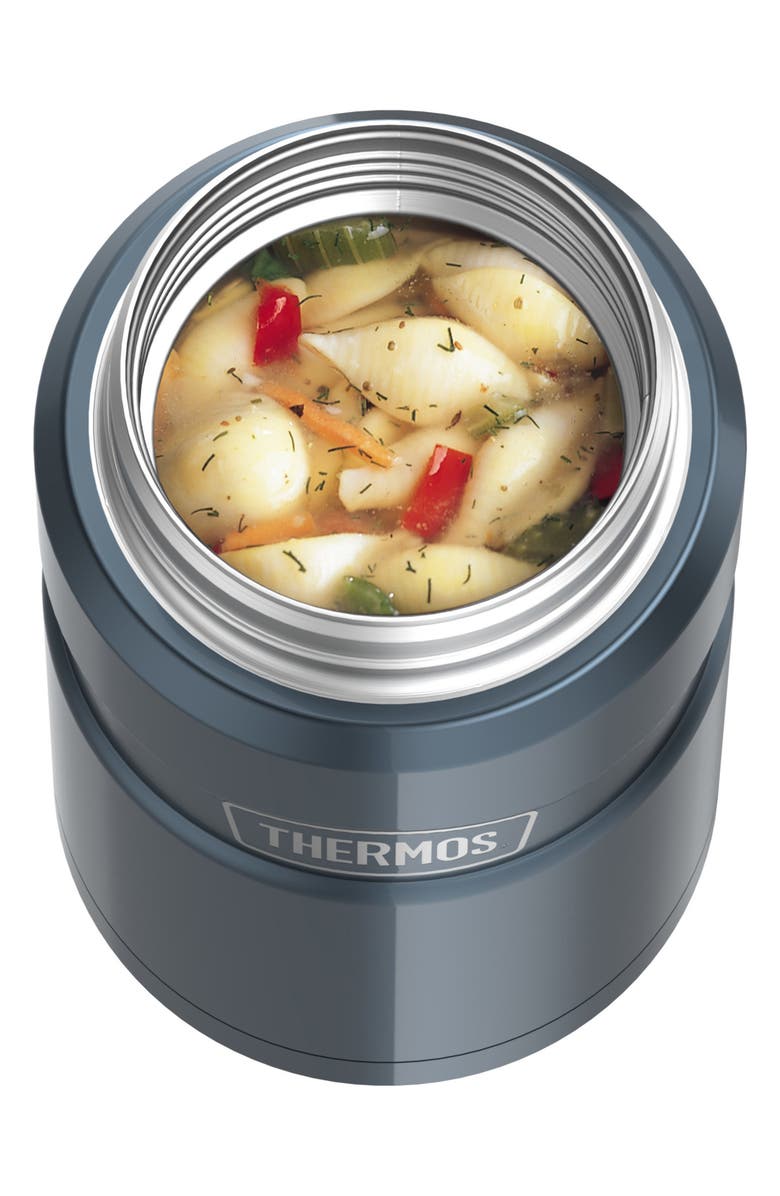 THERMOS 24-Ounce Insulated Food Jar, Alternate, color, Slate