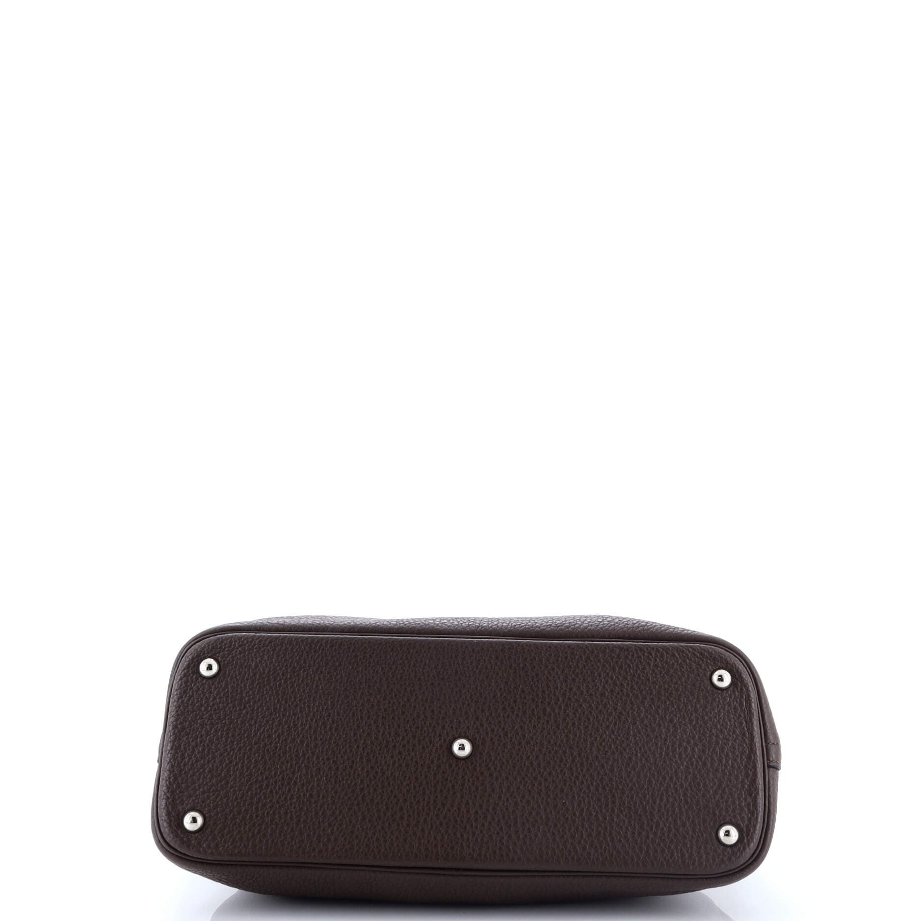 Pre-Owned Hermes Bolide Bag Clemence 31, Alternate, color, Chocolat