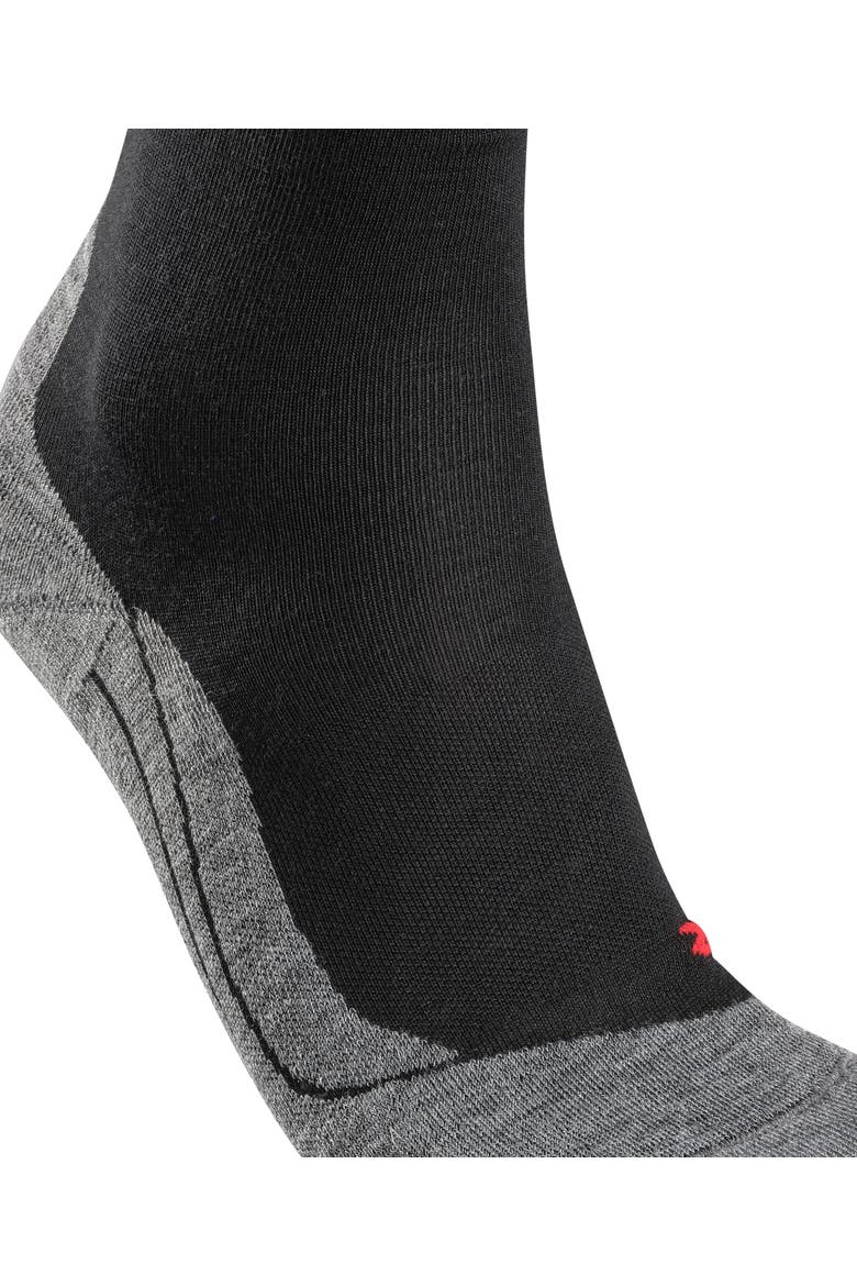 RU4 Endurance Wool Running Socks, Alternate, color, Black-Mix