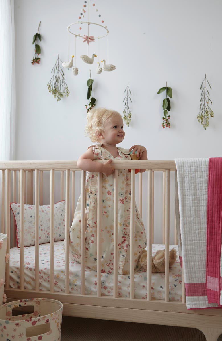 Pehr Meadow Print Cotton Wearable Blanket, Alternate, color,