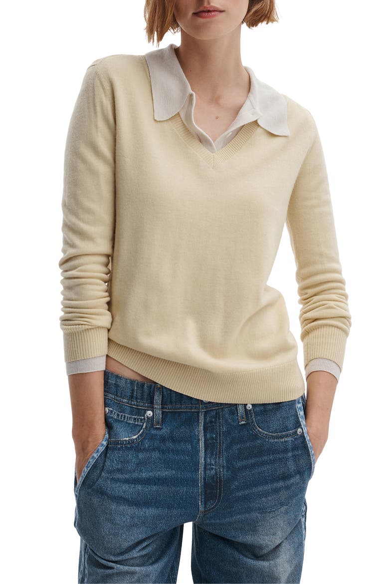 Anne Wool Sweater, Main, color, BUTTER