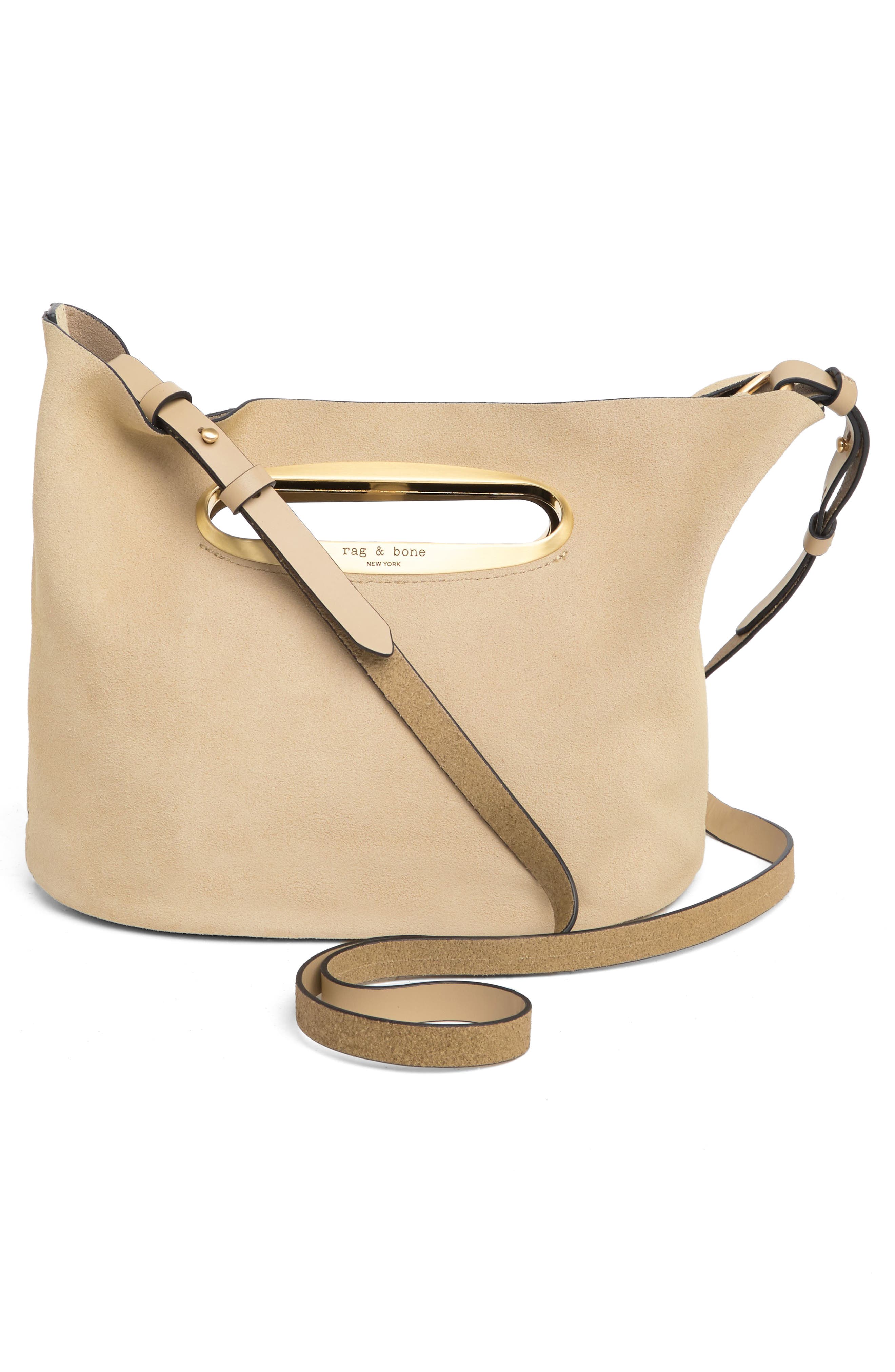 rag & bone Belize Leather Clutch, Alternate, color, 