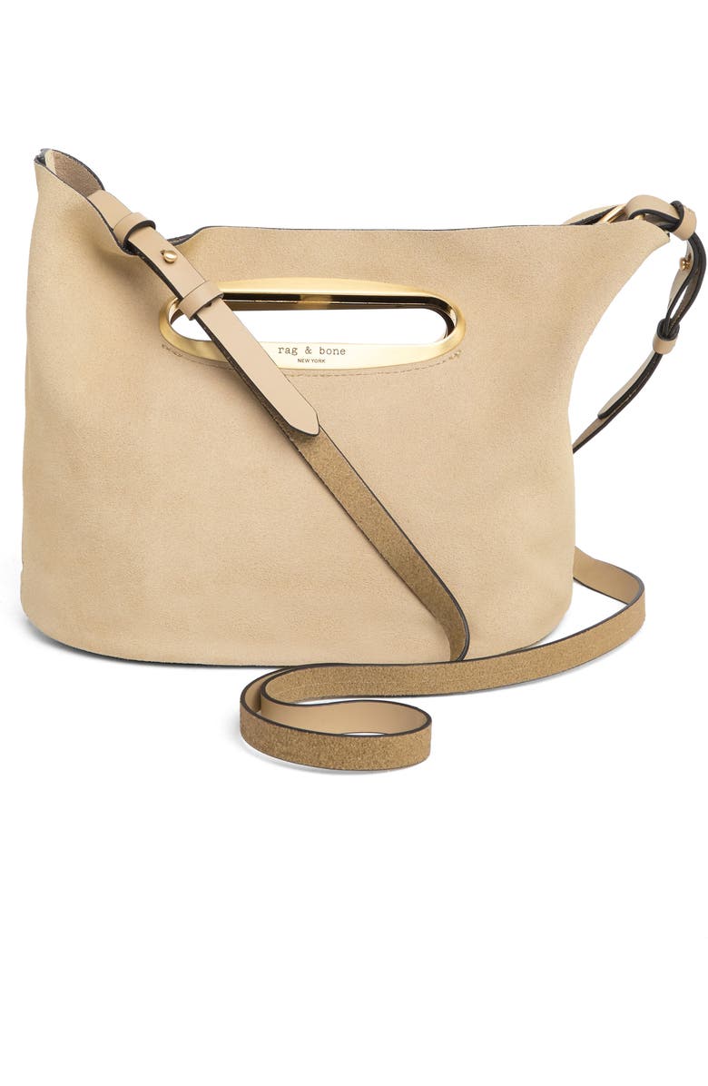 rag & bone Belize Leather Clutch, Alternate, color,