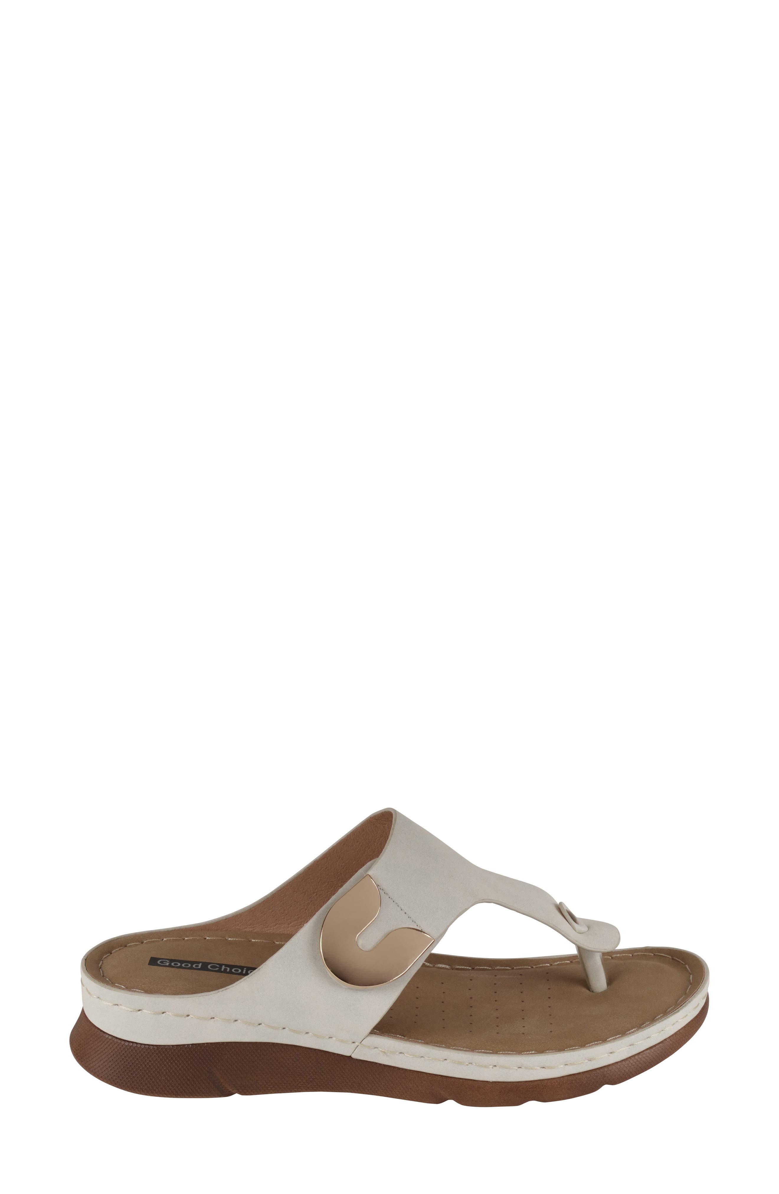 GC SHOES Sam Hardware Sandal, Alternate, color, White
