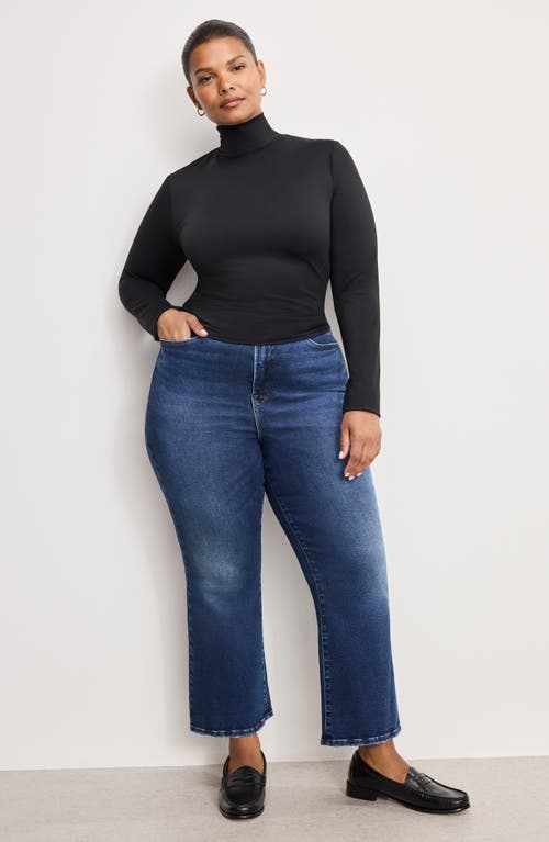Good American Scuba Turtleneck In Black