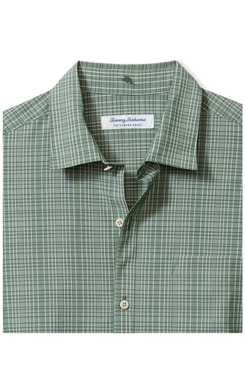 Bahama Coast Tidal Check IslandZone® Button-Up Shirt, Alternate, color, GREEN MEADOW