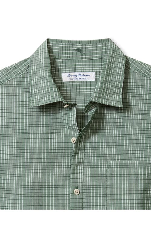 Tommy Bahama Bahama Coast Tidal Check Islandzone® Button-up Shirt In Green