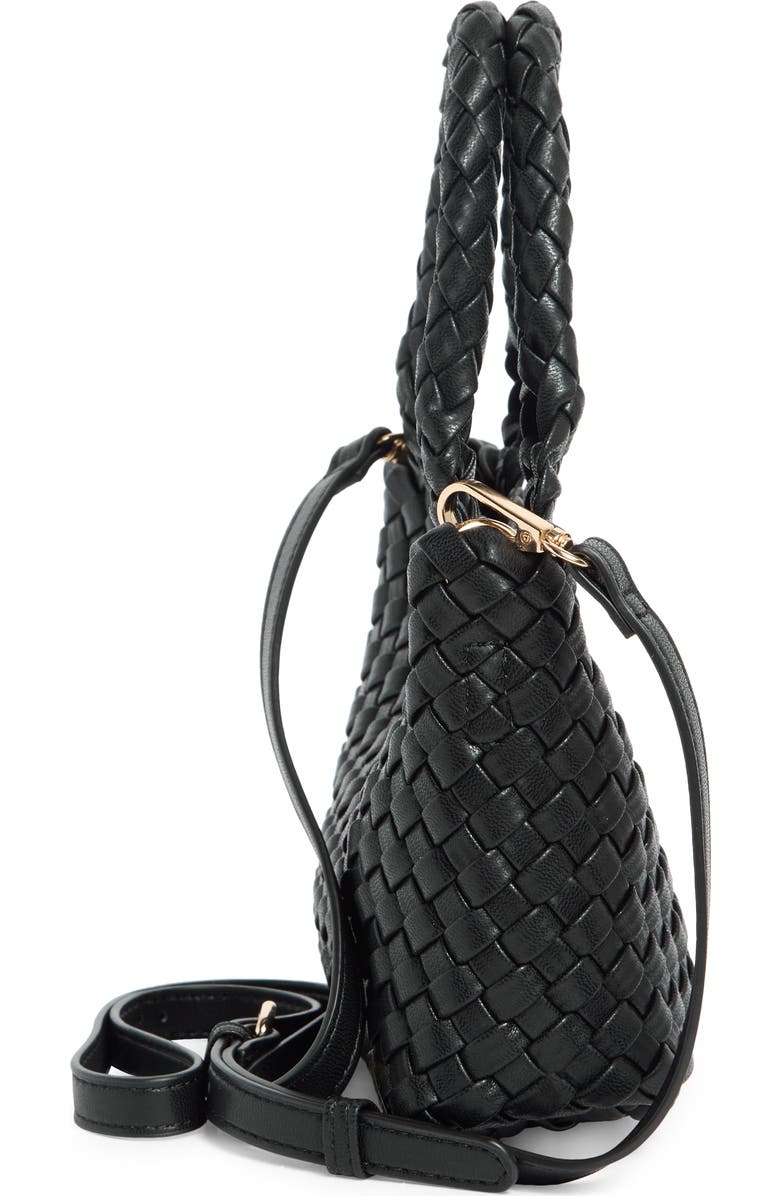 URBAN EXPRESSIONS HANDBAGS Diamond Weave Satchel, Alternate, color,