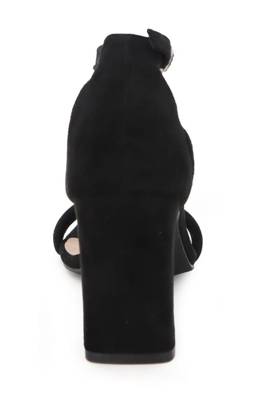 Yoki Selina Ankle Strap Sandal In Black
