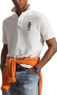 Polo Ralph Lauren Classic Fit Polo Bear Cotton Piqué Polo