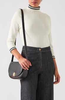 LK Bennett Ethel Contrast Detail Cotton Blend Sweater