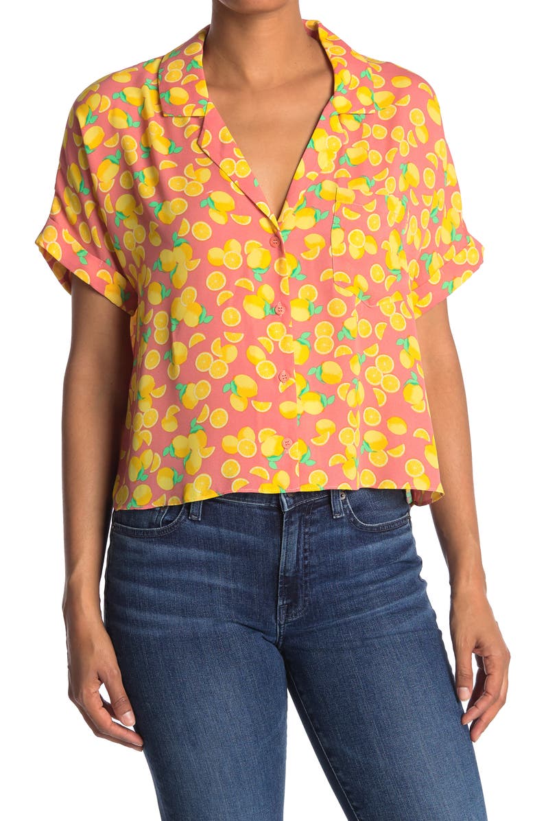 Abound Short Sleeve Camp Shirt, Main, color,