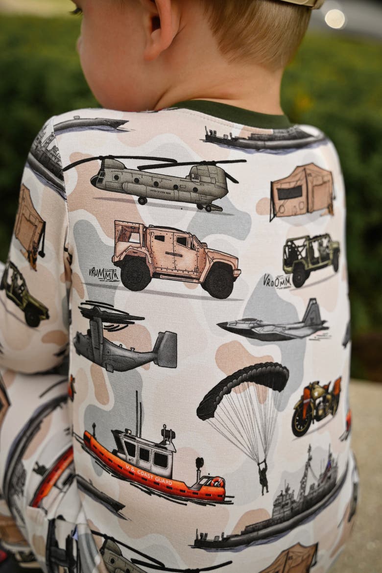 The Brave 2.0 2 Piece Pajama Set, Alternate, color, Camo
