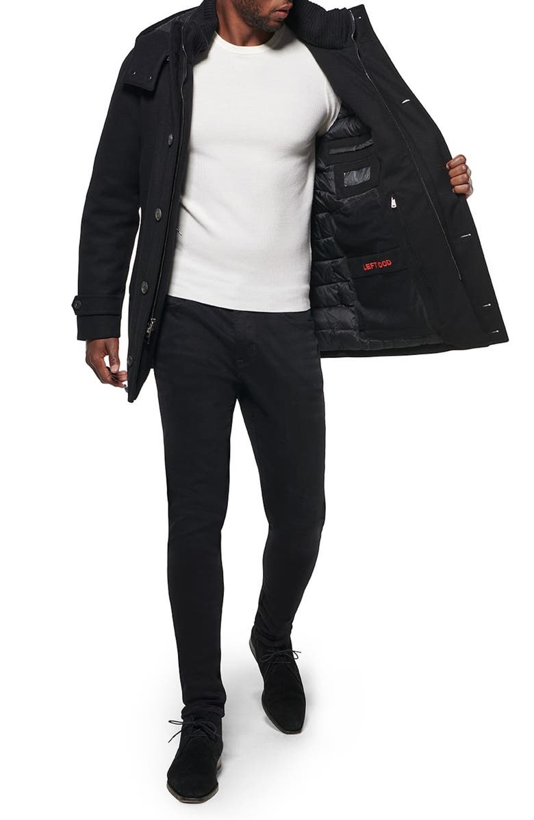 Norwegian Wool City Active Hooded Waterproof & Windproof 750 Fill Power Down Wool Blend Parka, Alternate, color, 