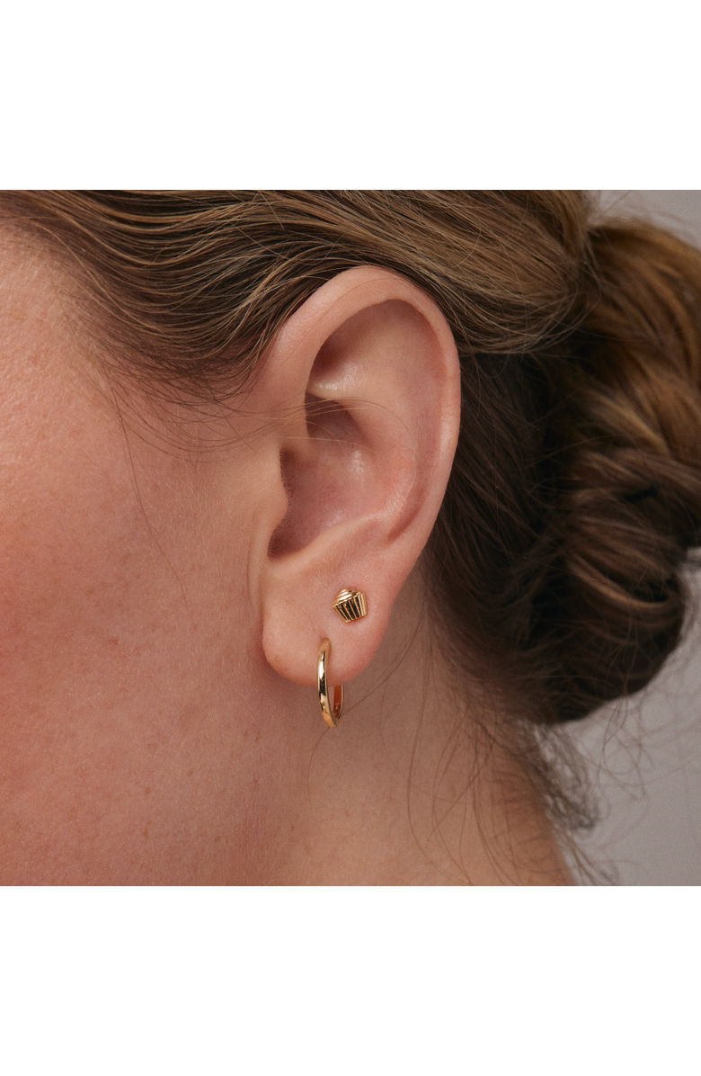 Whit Jewelry 14K Yellow Gold Cupcake Stud, Alternate, color, Gold - Butterfly Back