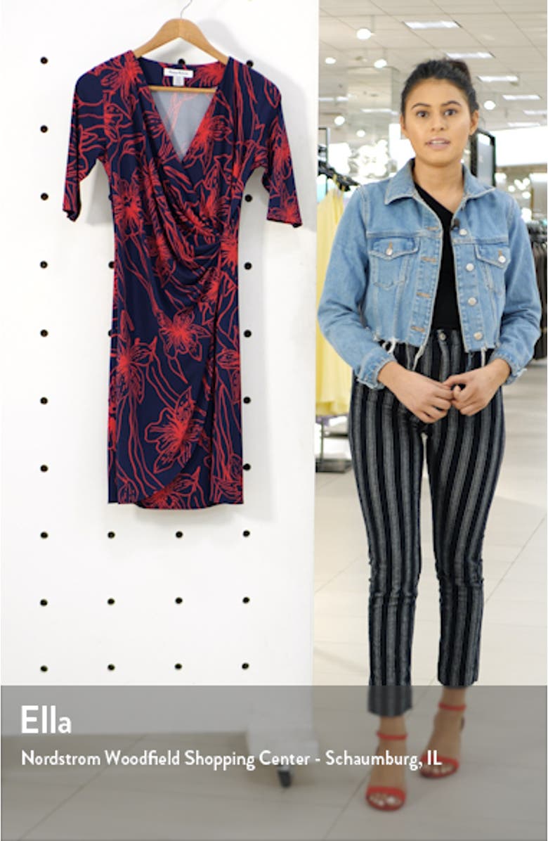 Vista Blooms Wrap Front Dress, sales video thumbnail