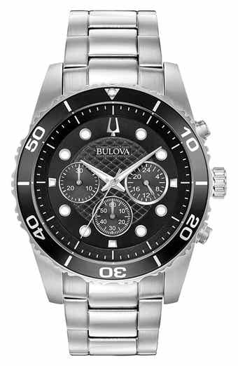 BULOVA Bracelet Strap Chronograph Watch, 43mm
