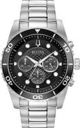 BULOVA Bracelet Strap Chronograph Watch, 43mm