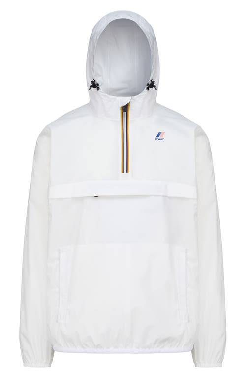 K-way Le Vrai 4.0 Leon Water Repellent Anorak In White