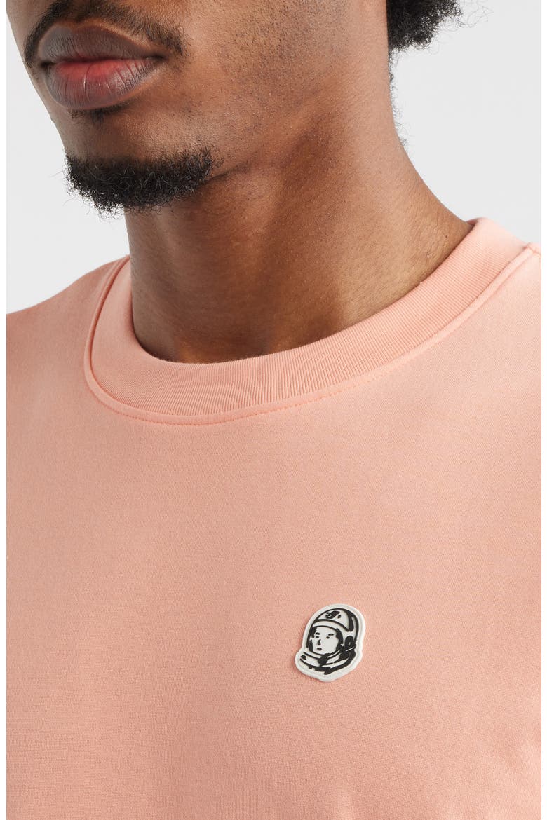 Atom Cotton T-Shirt, Alternate, color, PEACH AMBER