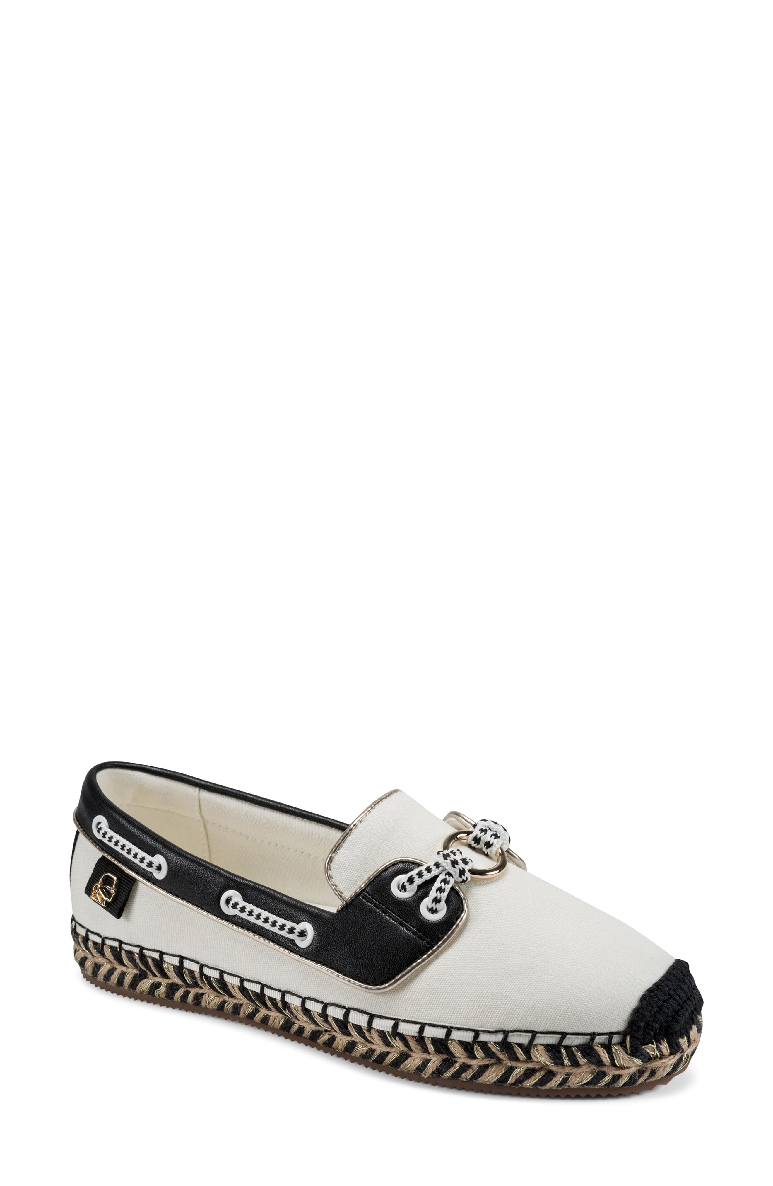 KARL LAGERFELD PARIS Miami Espadrille Boat Shoe