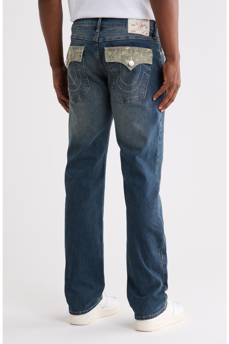 Ricky Straight Leg Jeans, Alternate, color, MEDIUM COWBOYS WORK