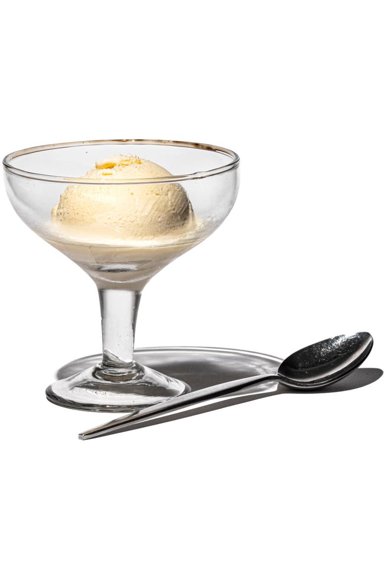 Blown Glass Round Dessert Cup, Alternate, color, Clear