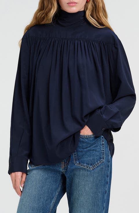 Danielle Tie Back Silk Top