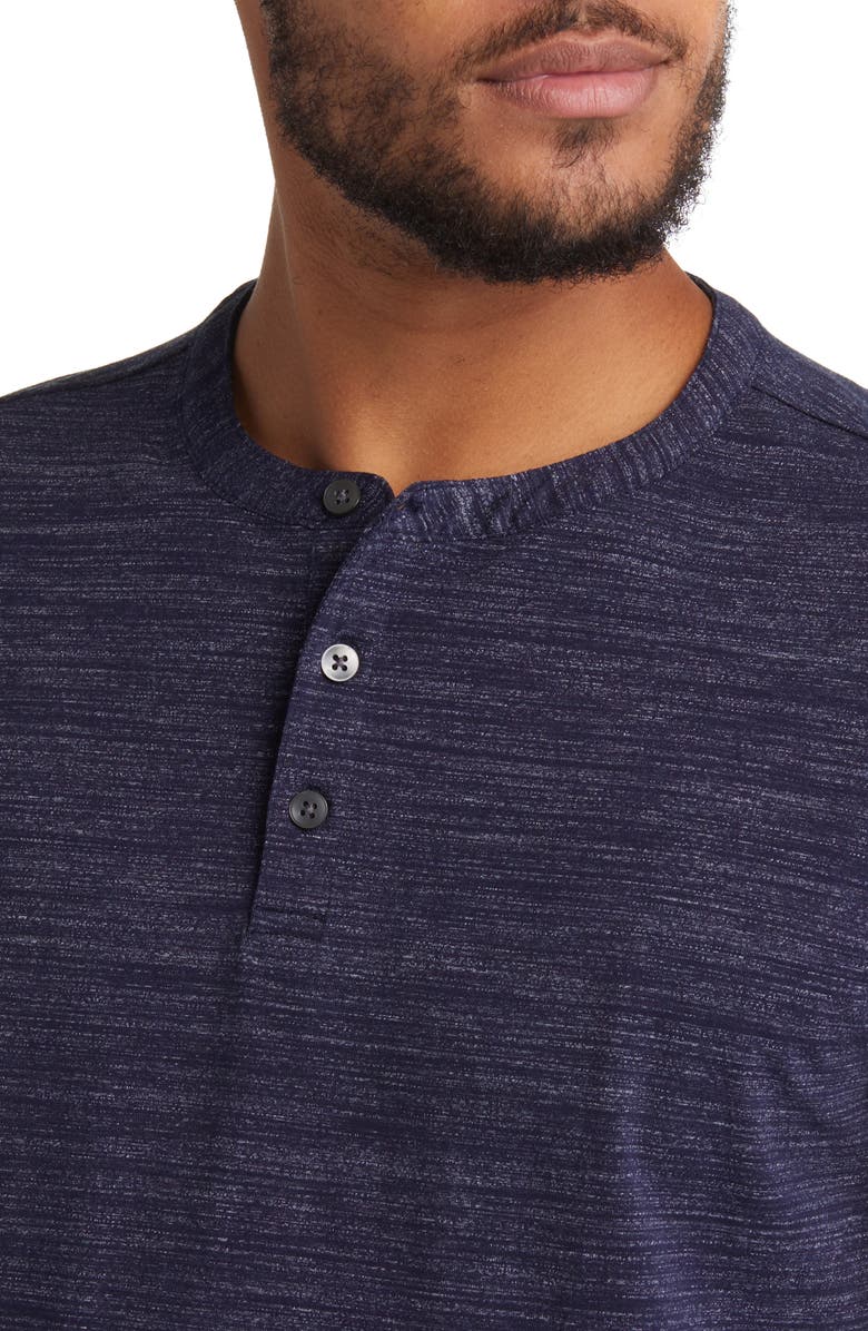 Robert Barakett Laslow Long Sleeve Slub Jersey Henley, Alternate, color, 