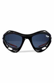 Wisdom Frame 18 63mm Irregular Sunglasses