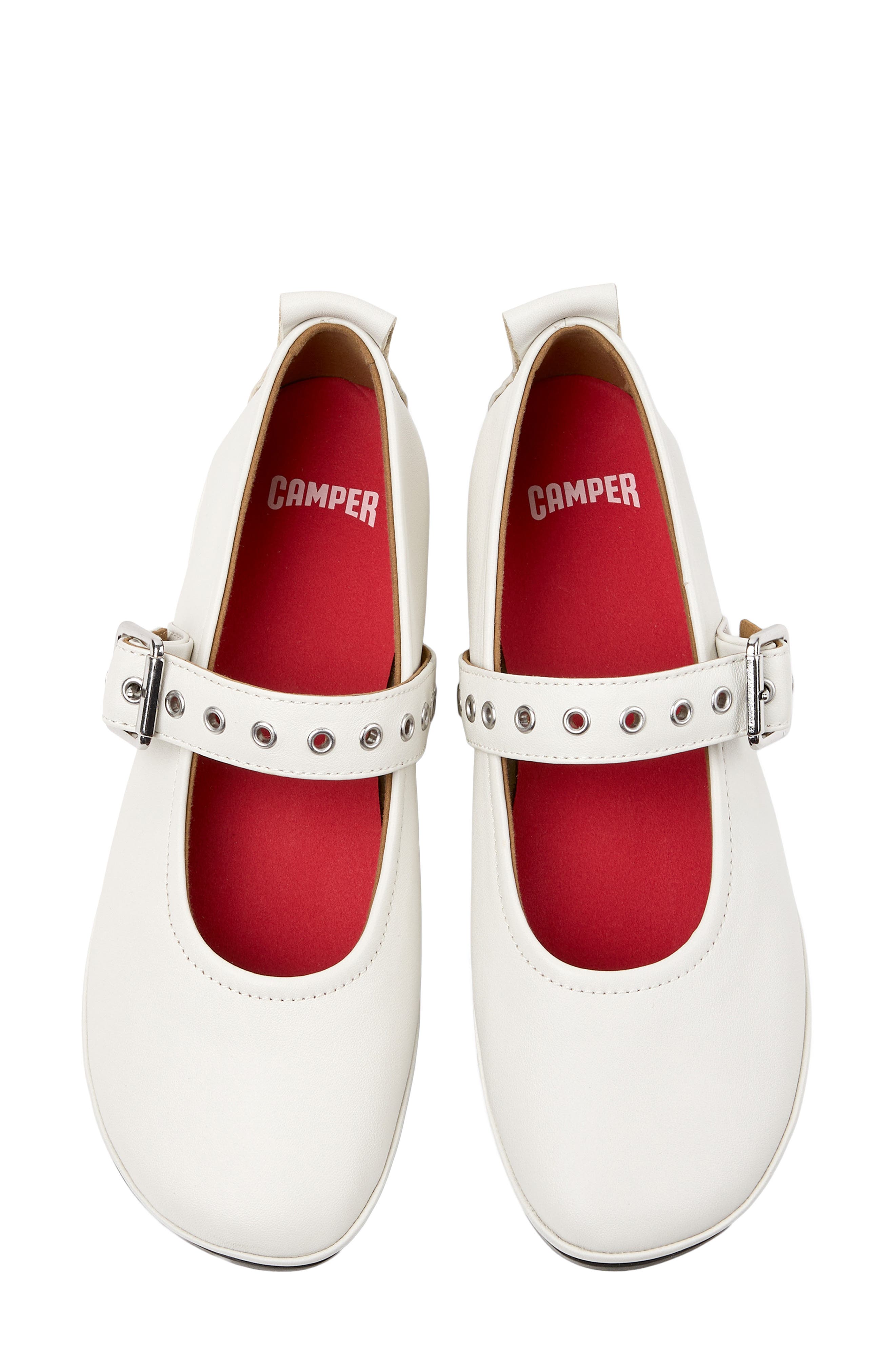 Camper Right Nina Ballerina Flat, Alternate, color, 