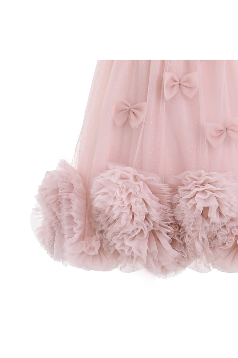 Mirielle Ribbon Bow Dress, Alternate, color, Pink
