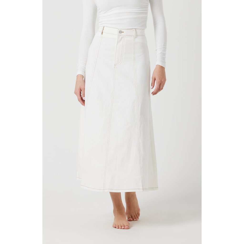 By Tess Collection Vivi Skirt In Cream