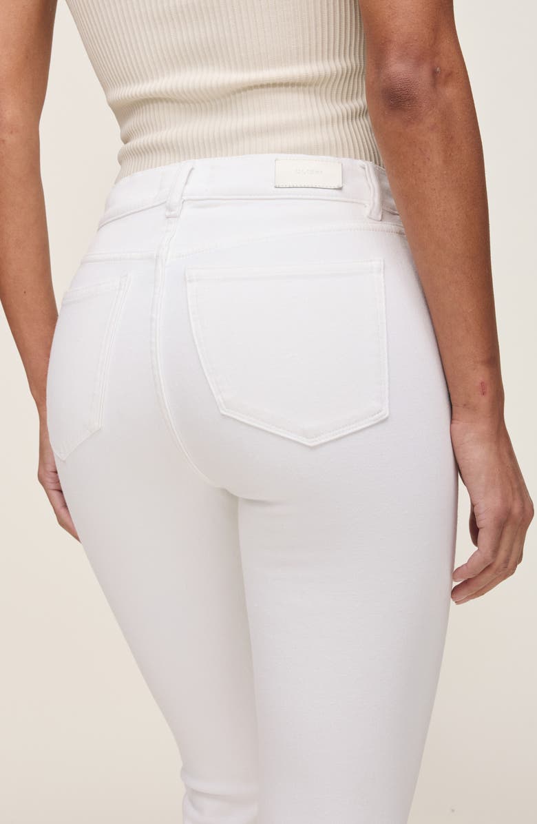DL1961 Mara Straight Instasculpt<sup>™</sup> Mid Rise Jeans, Alternate, color, White